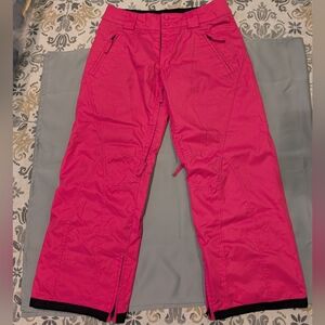 Bright Pink Snow Pants